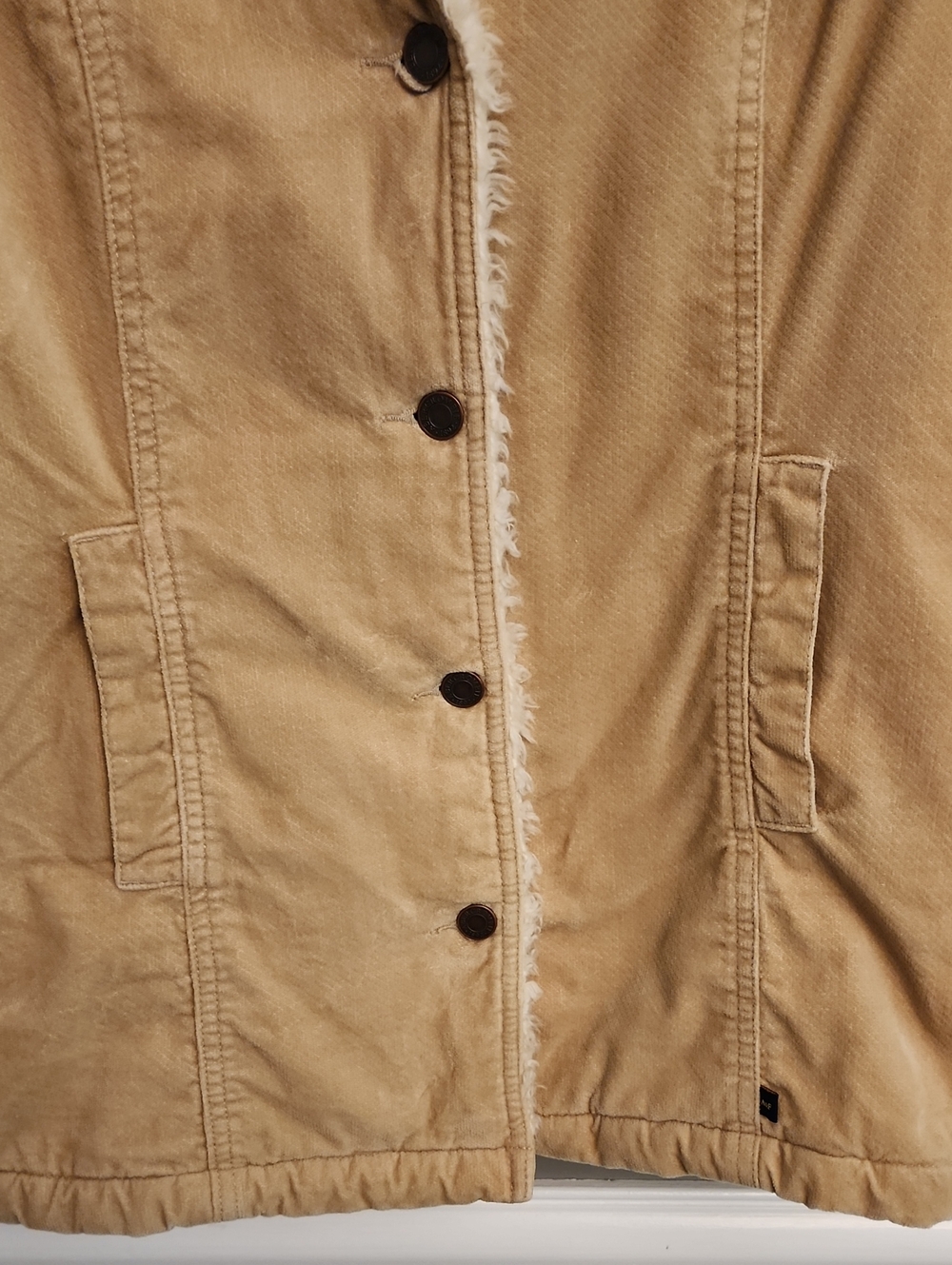Abercrombie & Fitch Sherpa-Lined Coat - Picture 3 of 17
